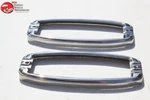 41-48 Chevy Passenger Car Rear Tail Light Lamp Stainless Steel Trim Bezels. Fixed Price $24.33.