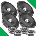 4X Timpano 6.5" Midrange Bullet Slim Speakers Super Tweeters 3200 Watt Bundle. Fixed Price $172.50.