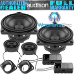 Audison APBMW-K4M For 4" Component Midrange Speakers Tweeters Crossovers New. Fixed Price $499.99.