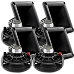4X DS18 Titanium Compression Driver With Horn 200W Rms 8-OHM PRO-DR250TI 2" Vc. Fixed Price $181.91.