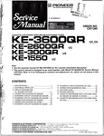 Pioneer KE-3600QR, Cassette Car Stereo W/ Fm/am Electronic Tuner Service Manual. Fixed Price $20.00.
