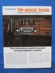 Pioneer TP-9006 TP-7006 8 Track Radio Sales Brochure Factory Original Real Thing. Fixed Price $11.55.