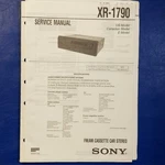 Sony XR-1790 Service Manual Original Paper Oem Repair Guide Usa. Fixed Price $54.30.