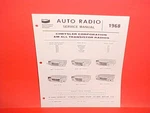 1968 1969 Charger Super Bee Barracuda Road Runner Bendix Am Radio Service Manual. Fixed Price $34.99.