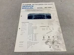 Service Manual, Audio Component Clarion, RE-329A. Fixed Price $11.99.