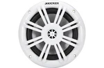Kicker 49KM604W White Grill 6.5" Coaxial Marine Ohm Speakers - Astm Tested. Fixed Price $109.99.