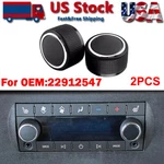 2 Rear Control Knobs Audio Radio Fits Escalade Enclave Tahoe Chevrolet Gmc Pair. Fixed Price $6.12.
