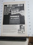 Magazine Ad 1960S Norelco Cassette Tape Recorder Player Portable Car System. Fixed Price $15.00.