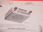 1960 Motorola Am Radio Service Manual 310X 311X Chevrolet Ford Chrysler Dodge. Fixed Price $19.99.