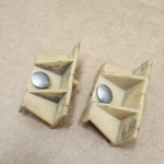84-89 C4 Corvette Radio Side Mounting Brackets Block & Nuts Set Good. Fixed Price $34.99.