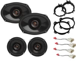 Infinity 480W Hi Power Front & Rear Door Speakers For 2005-2018 Toyota Tacoma. Fixed Price $269.99.