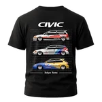 Honda Civic Generations T-shirt, Eg Ek Ef Tee, Jdm Lover Gift. Fixed Price $18.90.