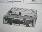 1961 Dodge Dart 107, 12B Mopar Radio Photofact. Fixed Price $10.00.