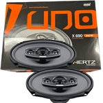 Hertz Uno X-690 6X9 4-WAY Coaxial Car Speakers Pair 300W Max Power Audio System. Fixed Price $109.99.