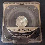 2002 New/old Stock Road Gear 4" 40 Watt Dual Cone Speaker. Fixed Price $15.00.