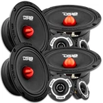 DS18 Combo - 4X 6.5" Midrange Bullet Speakers With Super Tweeters. Fixed Price $234.95.