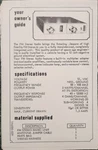 White-tenna-ranger-catalina 146008-029 Car Fm Radio Instruction Sheet. Fixed Price $15.00.
