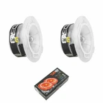 Pair DS18 PRO-TW1L 1" Super Bullet Tweeters 400 Ohm Car Audio TW120 Rgb Led. Fixed Price $38.90.