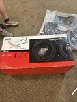 Mtx Terminator TNE212D 1200 Watt Ohm Dual Subwoofers/subs + Sealed Box. Fixed Price $179.99.