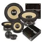 6.5" 150W Rms 4-OHM DS18 DXQ6C3 3-WAY Component Speaker Set Yellow Straw Cone. Fixed Price $899.95.