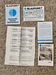 Blaupunkt Frankurt Us Radio 7639670 Original Manuals And Papers Porsche. Fixed Price $59.98.