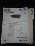 Sony XR-1790 Service Manual Original Repair Book. Fixed Price $49.99.