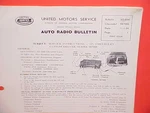 1955 Chevrolet Belair 210 150 United Motors Delco Gm 12V Radio Service Manual. Fixed Price $24.99.