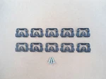 10 Rear Molding Clips! For Gm Skylark Gs Camaro Chevelle Cutlass Firebird Etc. Fixed Price $29.50.