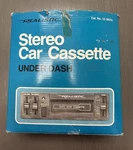 Realistic Radio Stereo Car Cassette Under Dash # 12-1807A Vtg Nos With Wiring. Fixed Price $100.00.