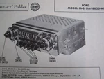 1951 Ford M-2 ( 1A-18805-A1 ) Radio Photofact. Fixed Price $10.00.