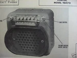 1946, 1947, 1948 Pontiac 984170 Master Radio Photofact. Fixed Price $12.50.