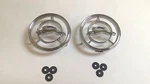 1965 1966 Chevy Impala Front Fender Emblems Pair. Fixed Price $63.95.