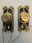 Speakers, Matched Set, 32 Ohm 1.5 Watt Each. All Range For Project New Build.. Fixed Price $24.99.