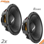 2X Prv 12" Midrange Neodymium Speakers 12MR2000-NDY 8 Ohm 4000 Watts. Fixed Price $539.82.