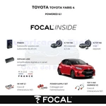 Focal Inside Powered 6.1 System Complete Plug & Play For Toyota Yaris Iv. Fixed Price $1640.20.