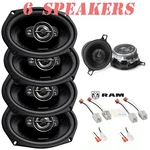 Kenwood 720W Front-rear Door Speakers & Jbl 3.5" Dash For 2009-2025 Ram 1500. Fixed Price $363.99.
