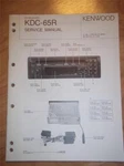 Kenwood Service Manual KDC-65R Cd Receiver/player Car Audio Original Repair Book. Fixed Price $9.98.