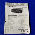 Sony XR-7080 XR-7082 XR-7180 Service Manual Original Paper Oem Repair Guide Us. Fixed Price $37.44.