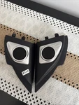 Mitsubishi Lancer Evo X 08-15 Oem Tweeters Speakers Covers Rockford Fosgate. Fixed Price $98.00.