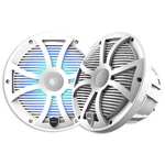 Wet Sounds Revo 8-SWW White Closed Grille 8" Marine Led Speakers. Fixed Price $599.99.
