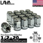 20X Chrome 1/2-20 Conical Lug Nut Fit Chevy Blazer Cadillac Deville Buick Lesabr. Fixed Price $23.09.