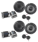 (2) Pairs Rockville RV65.2C 6.5" Component Car Speakers 1500W/280W Rms Cea Rated. Fixed Price $84.90.