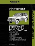 1991 Toyota Land Cruiser Shop Service Repair Manual. Fixed Price $135.50.