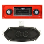 Custom Autosound USA-630 Radio And Dash Speaker Kit Chevy C10 67-72 W/o A/c. Fixed Price $367.99.