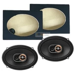 Infinity Kappa 693M 6X9" Coaxial 3WAY 330 Watt Car Speakers + Box (pair). Fixed Price $327.99.