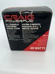 Vtg Craig Power Play 6.5 40 Watts Speakers Flush Mount SG310 Dual Core. Fixed Price $75.00.