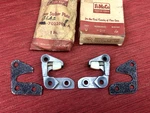 Nos Pair 1956-1957 Ford Thunderbird Door Lock Striker Plates, T-bird. Fixed Price $59.50.