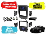 2010-2014 Ford Mustang Double Din Car Radio Stereo Dash Kit Touchscreen Climate. Fixed Price $399.99.