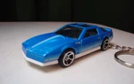 1984 Pontiac Firebird Rblue New Keychain! Ring Diecast 1983 85. Fixed Price $15.00.