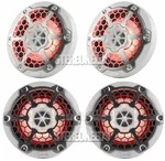 4X DS18 NXL-6M/WH Hydro White 6.5" 600 Watt Ohm 2-WAY Marine Speakers Rgb Led. Fixed Price $379.00.